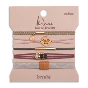 Breathe hair tie bracelet