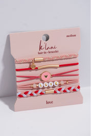 Love Hair Tie Bracelet
