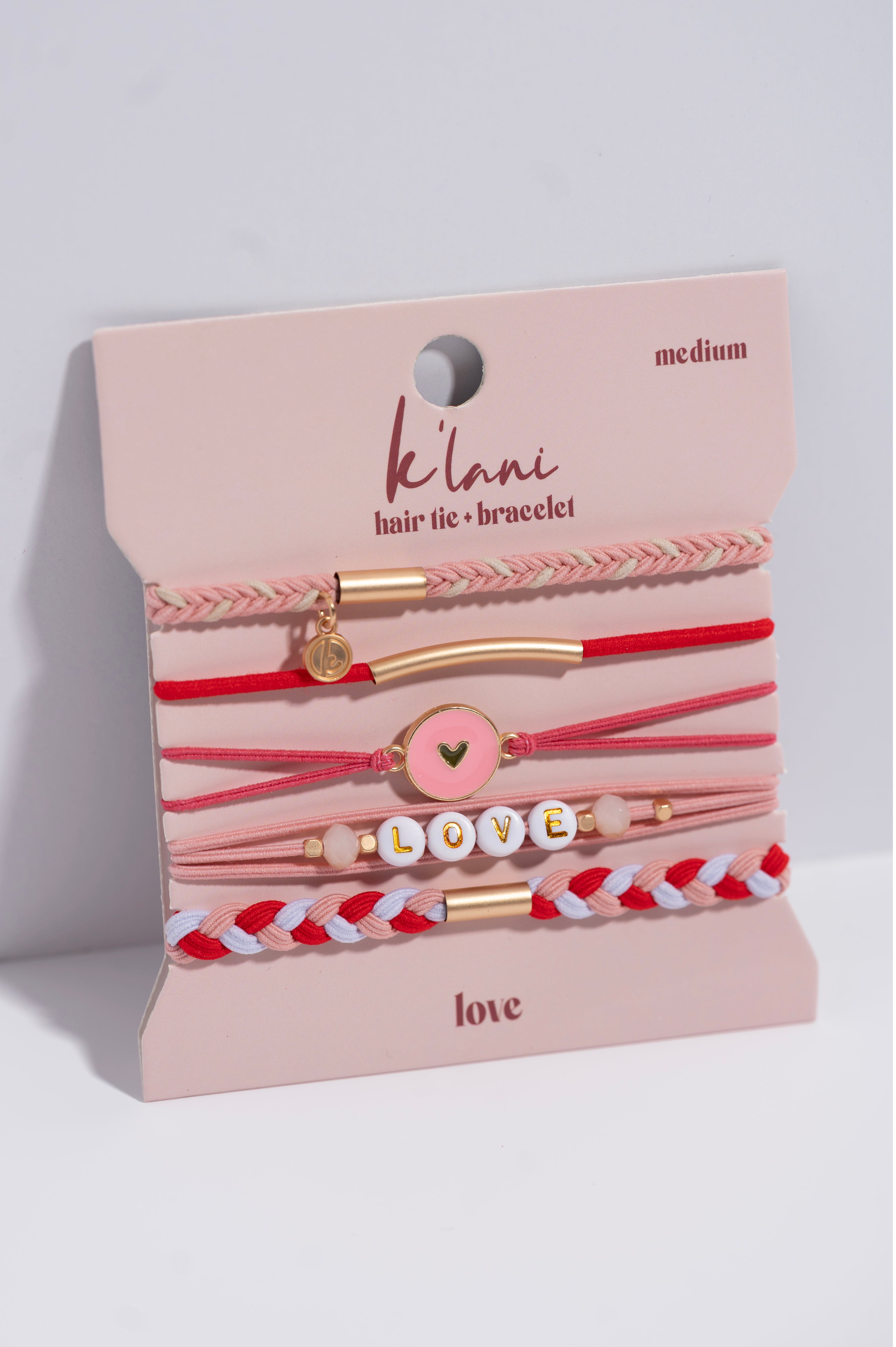 Love Hair Tie Bracelet