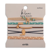 Stride hair tie bracelet