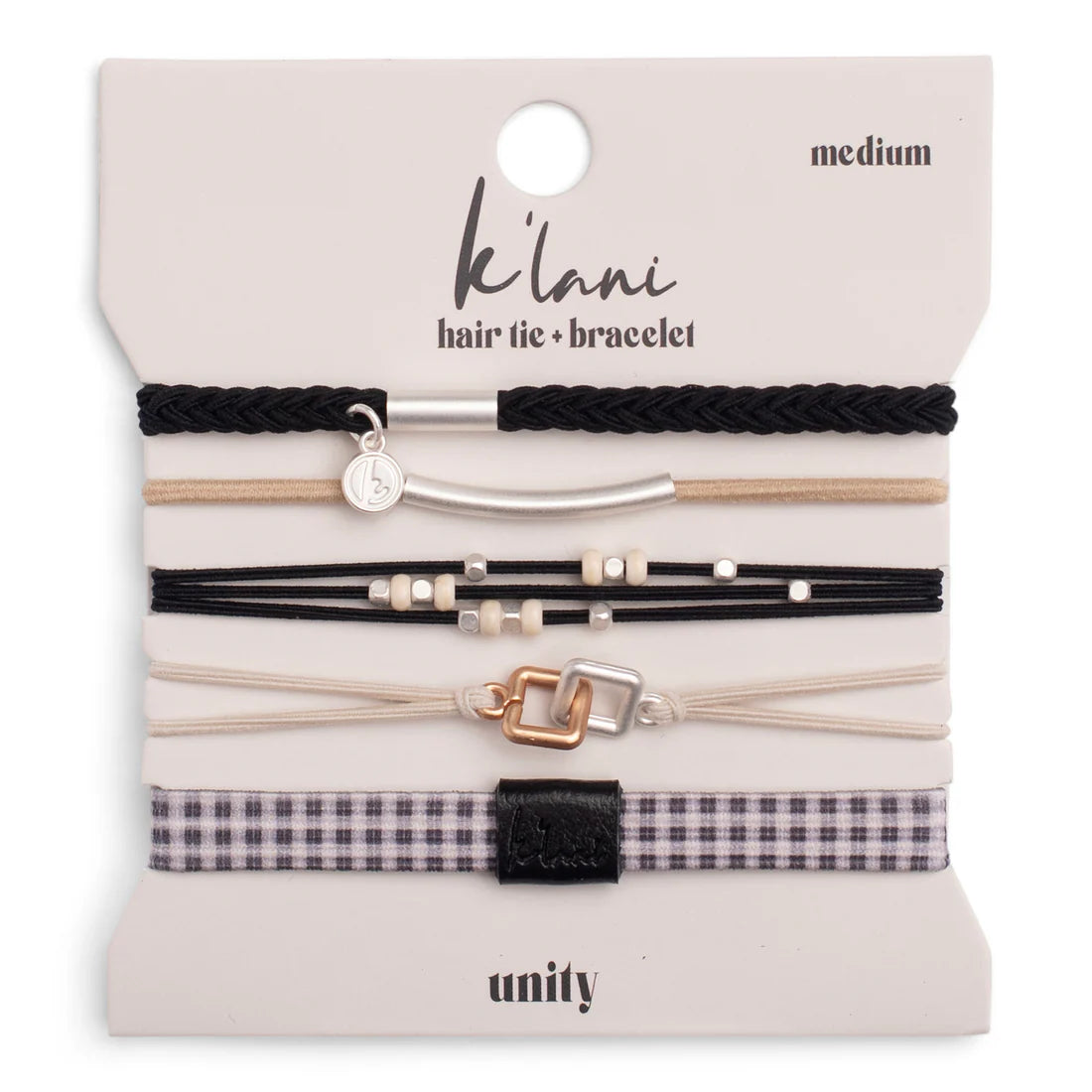unity hair tie bracelet