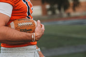 game day hair tie bracelets