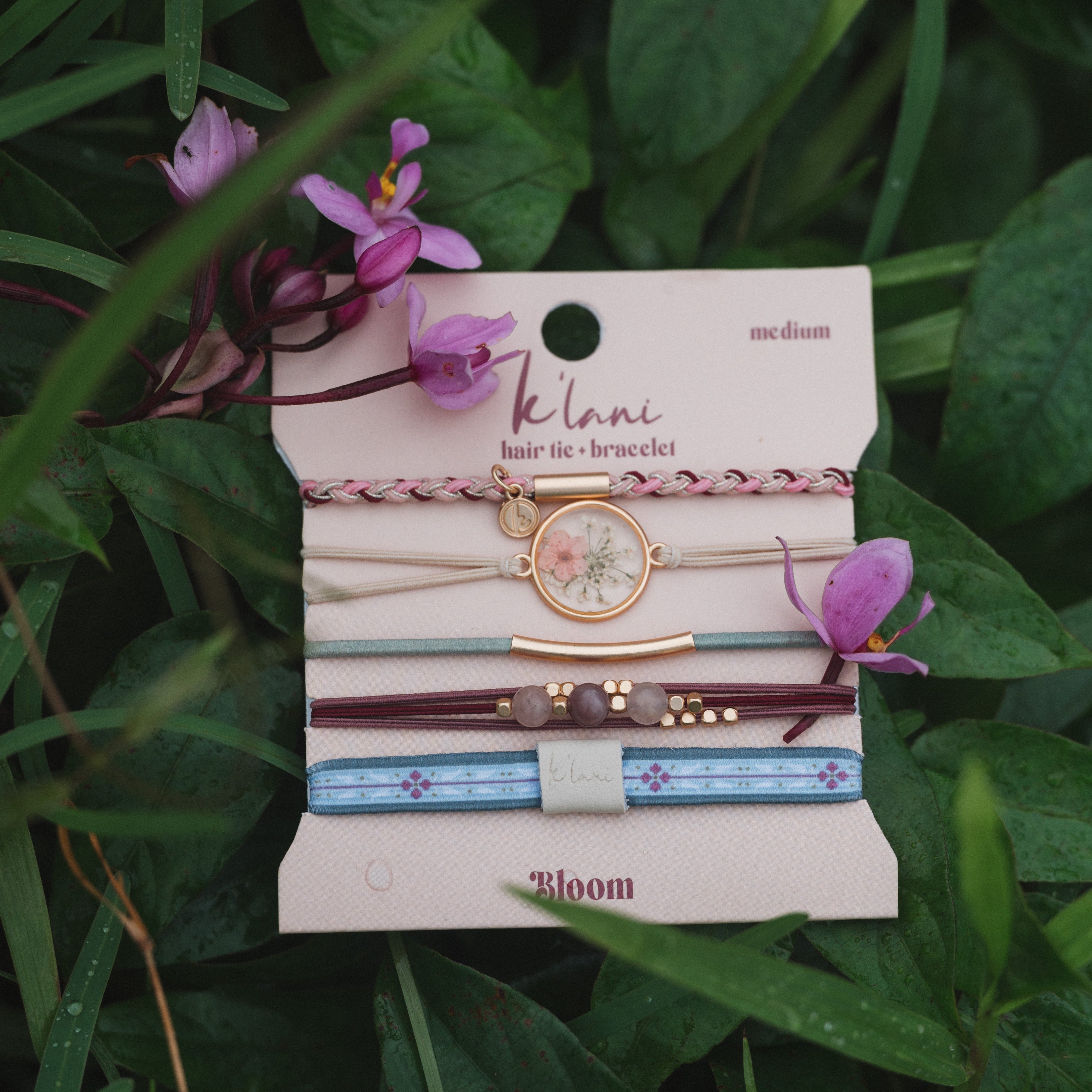 Bloom Hair Tie Bracelets