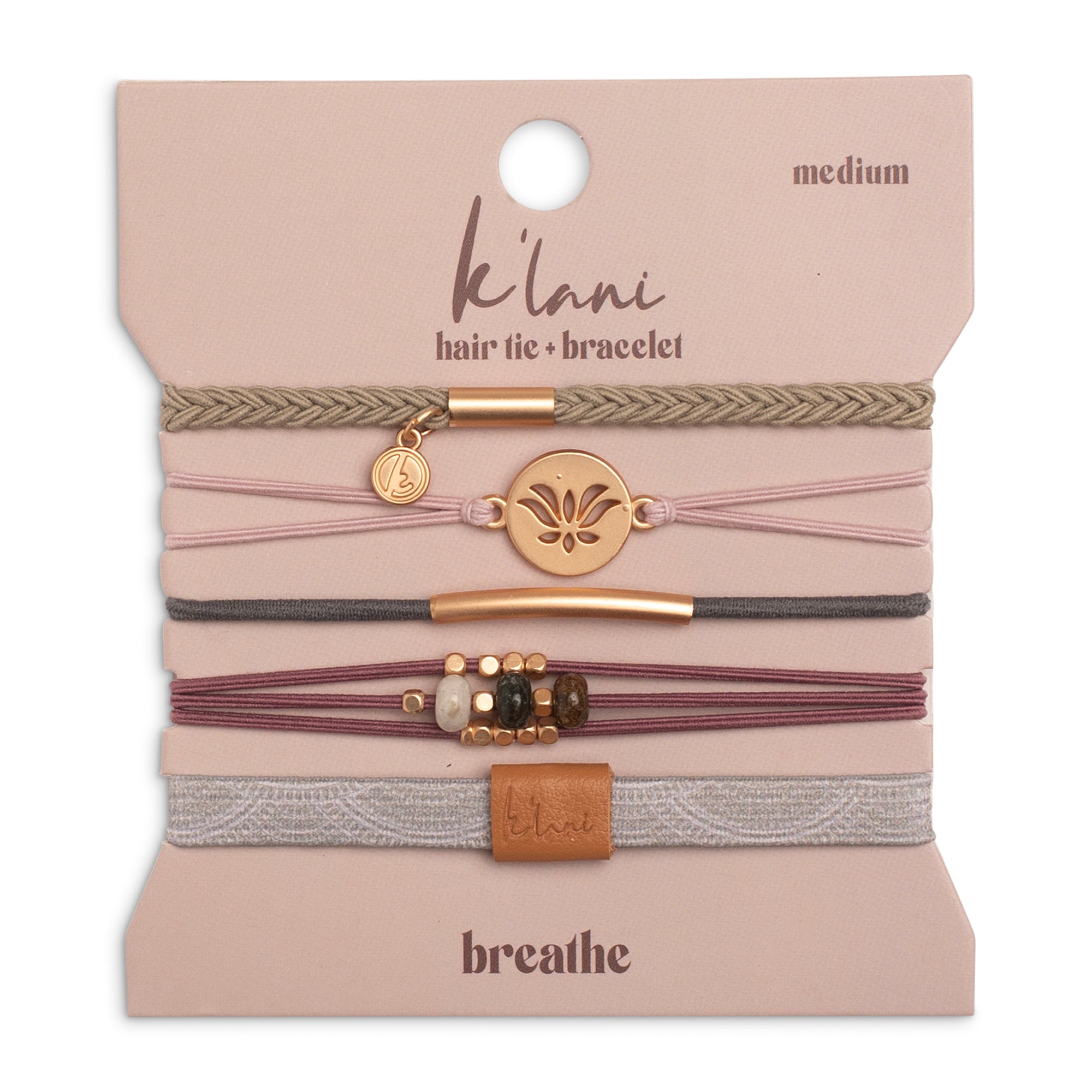 Breathe - Hair Tie Bracelet