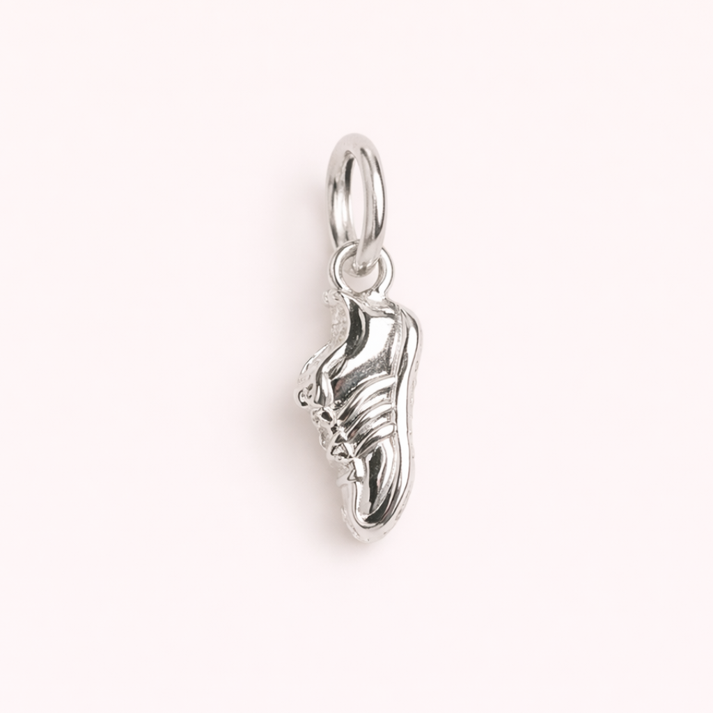Running Shoe Silver Charm – K'lani