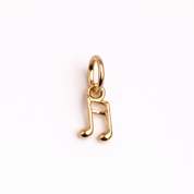 Music Note Gold Charm