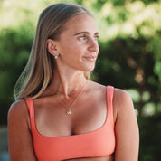 "Radiant" Gold Sand Dollar Necklace Set
