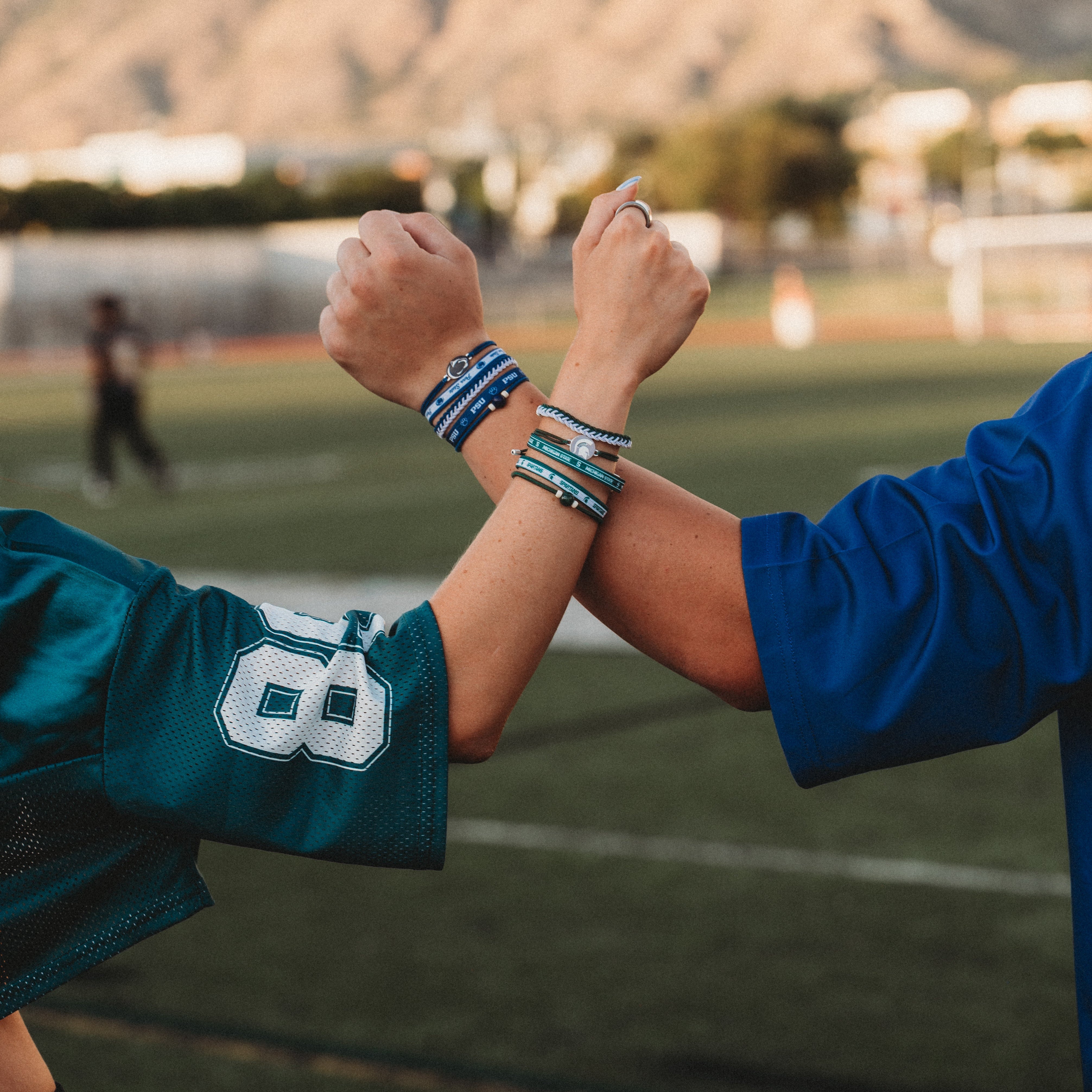 "Pennsylvania State University" Game Day Hair Tie Bracelets