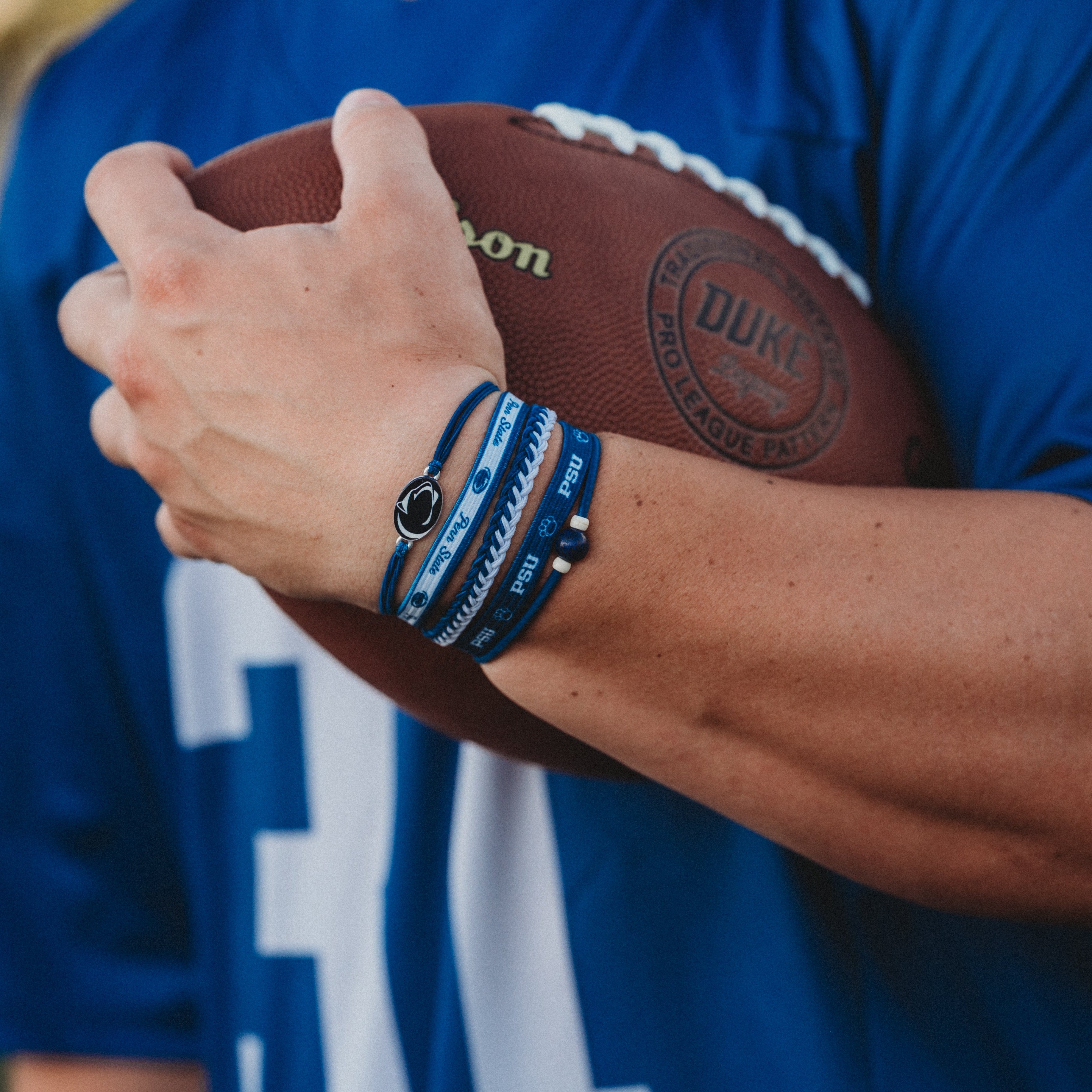"Pennsylvania State University" Game Day Hair Tie Bracelets