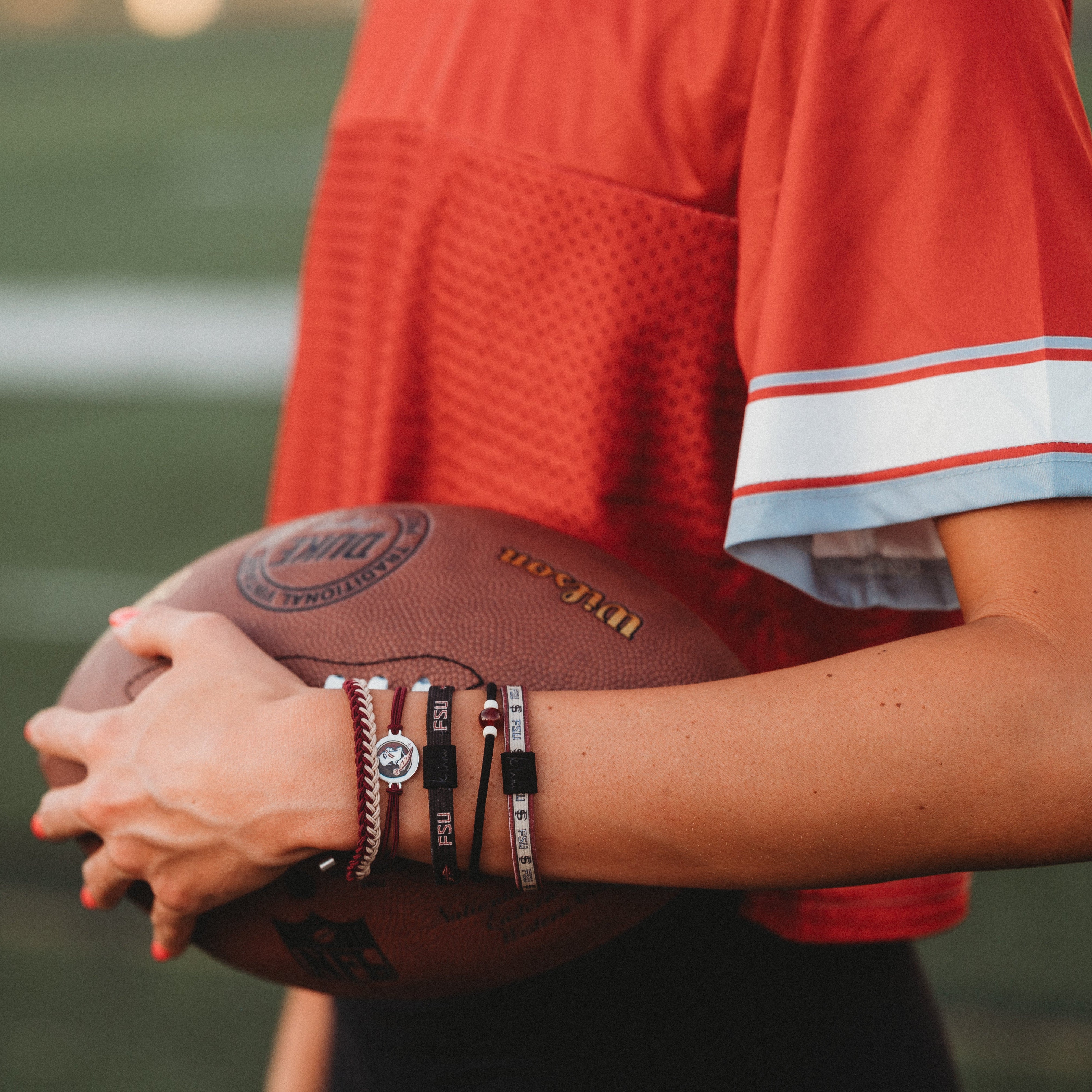 "Florida State University" Game Day Hair Tie Bracelets