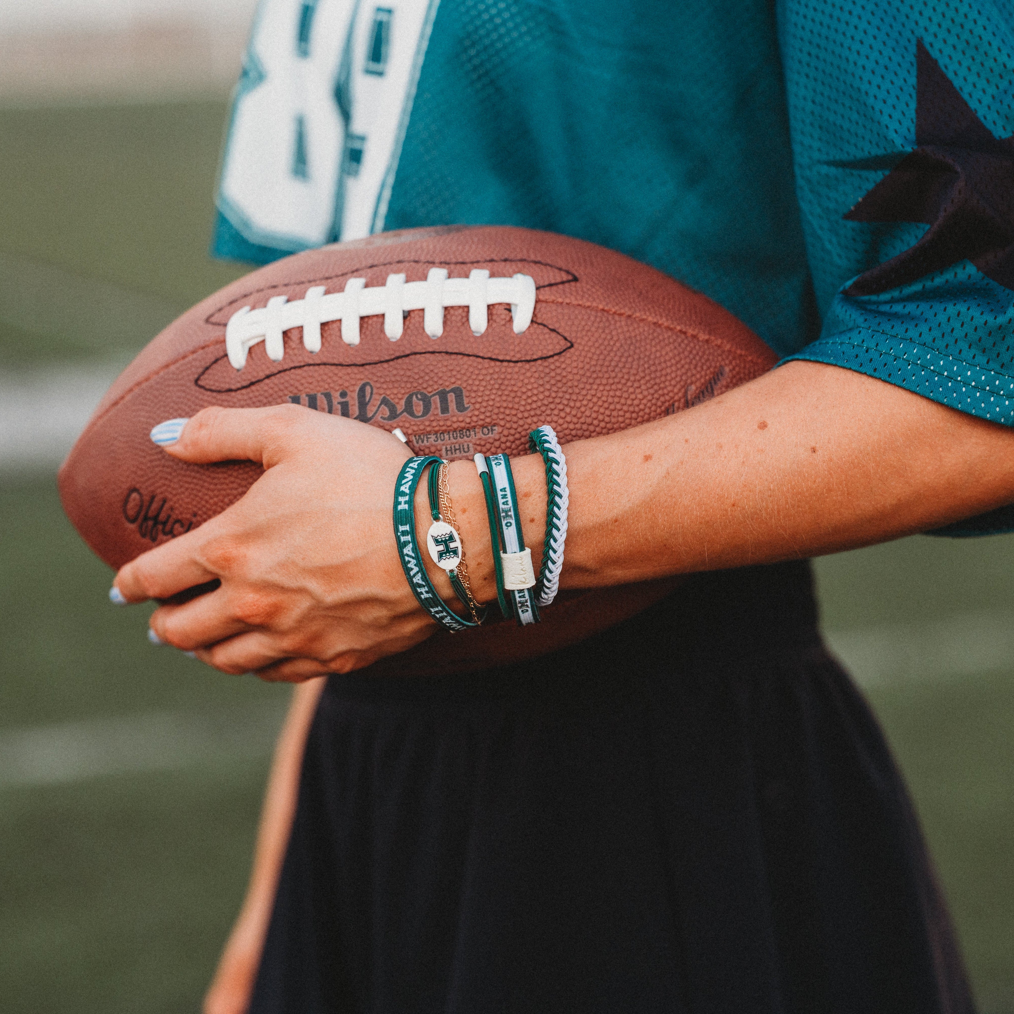 "Hawaii University" Game Day Hair Tie Bracelets