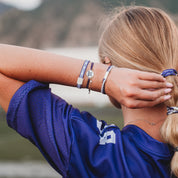 "Weber State" University Game Day Hair Tie Bracelets