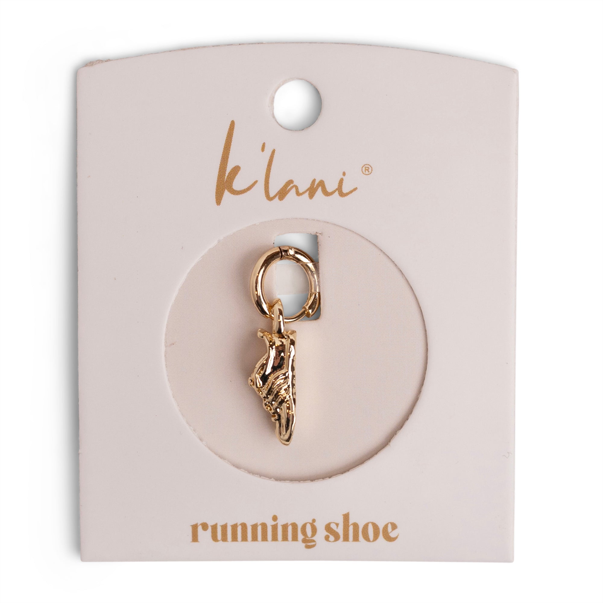 Running Shoe Gold Charm