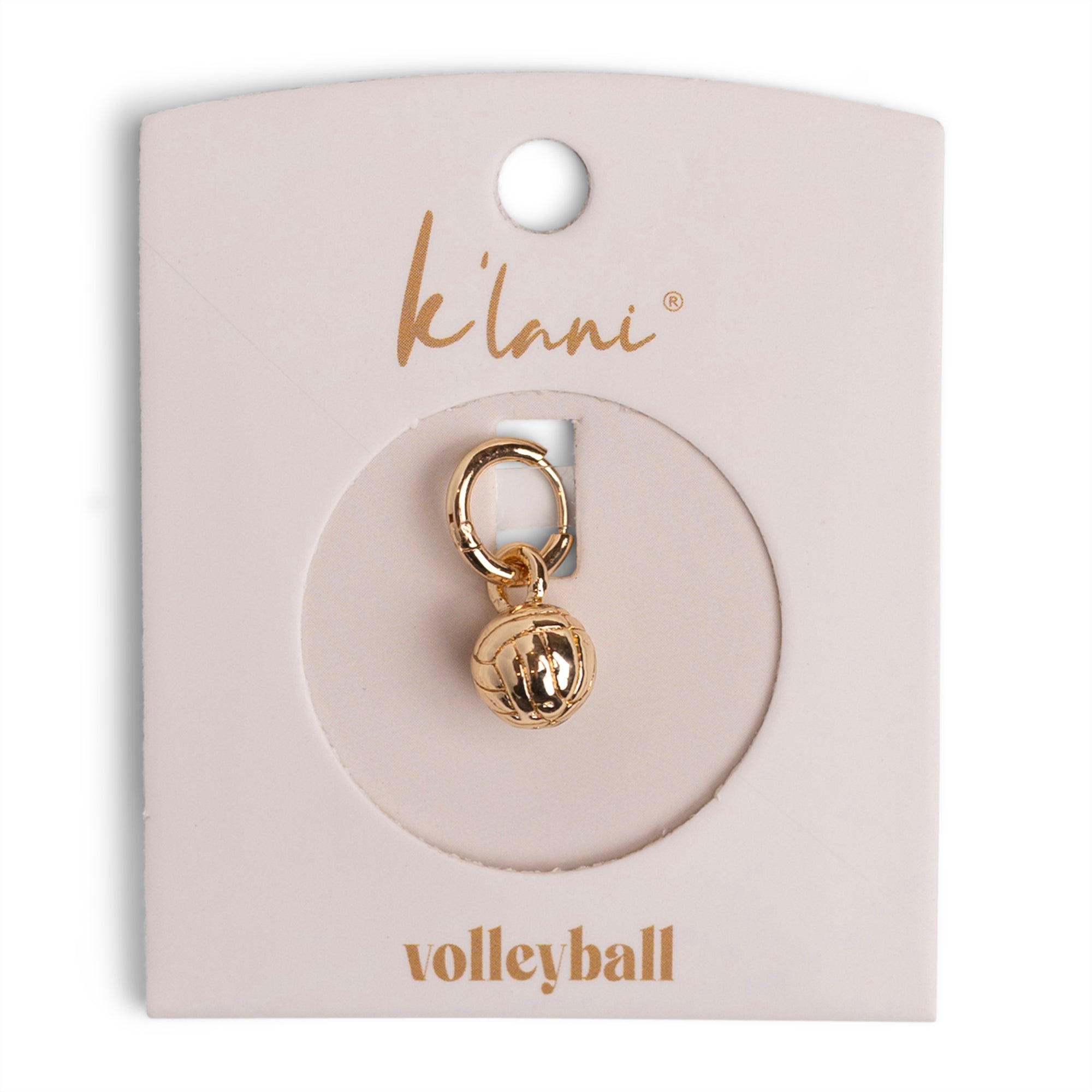 Volleyball Gold Charm