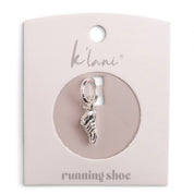 Running Shoe Silver Charm
