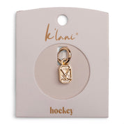 Hockey Gold Charm