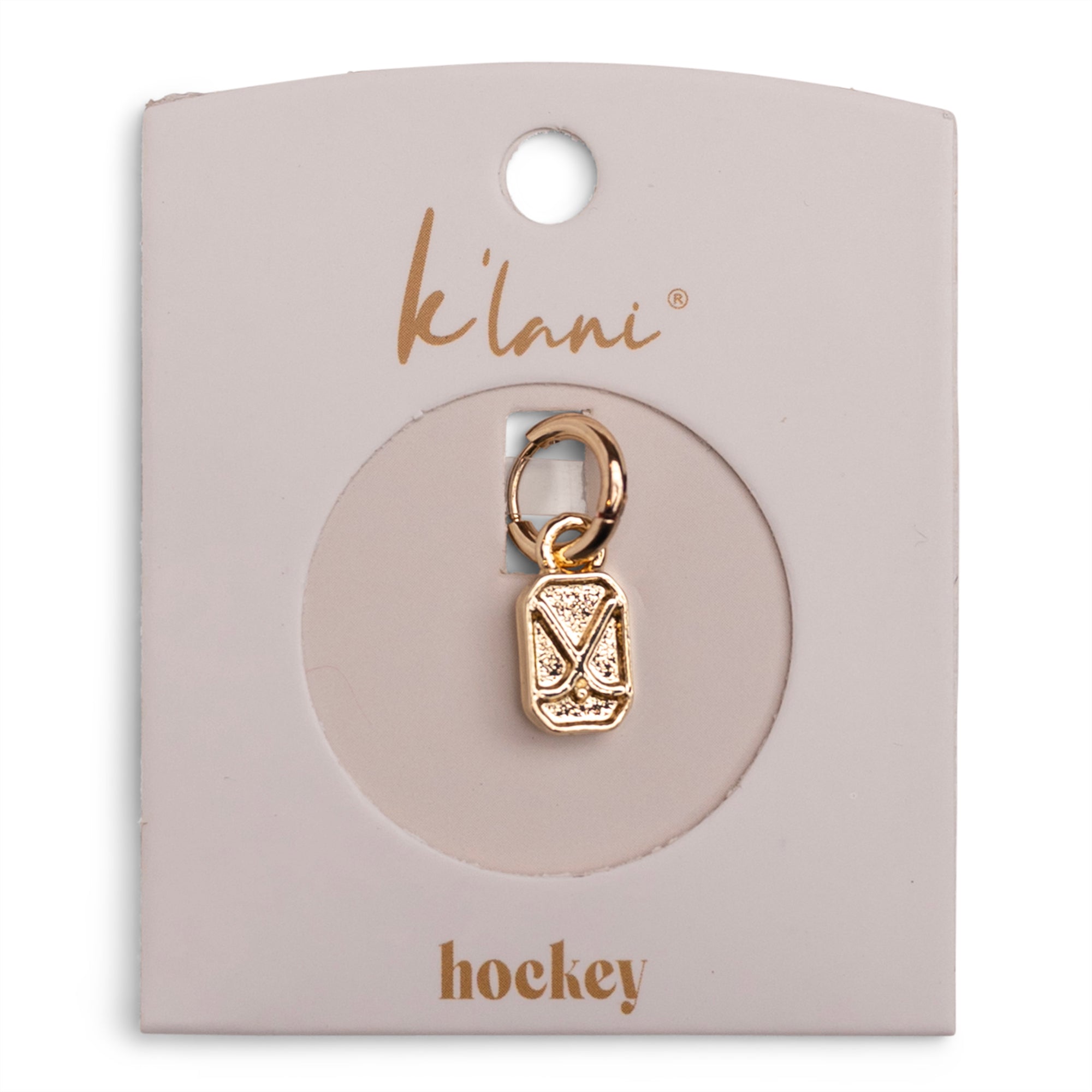 Hockey Gold Charm