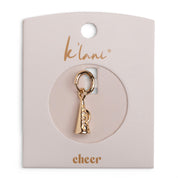Cheer Gold Charm