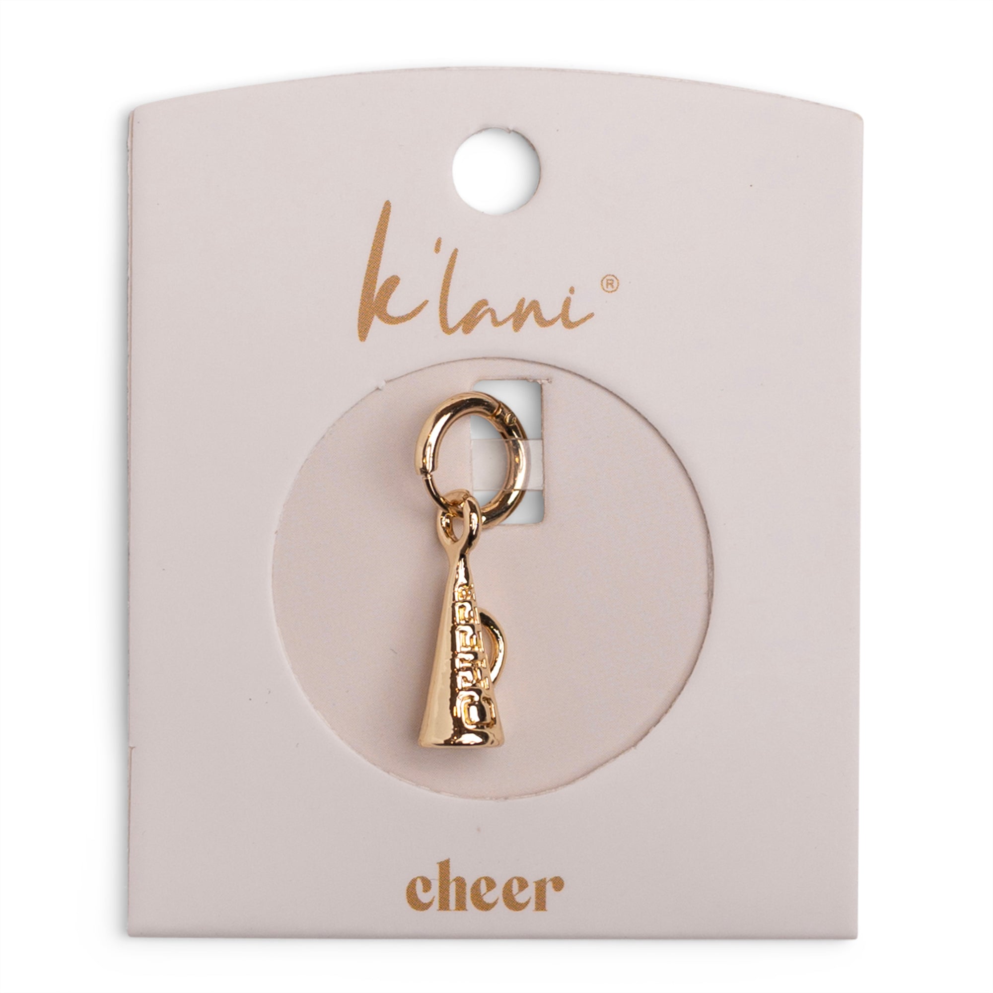 Cheer Gold Charm