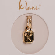 Lacrosse Gold Charm