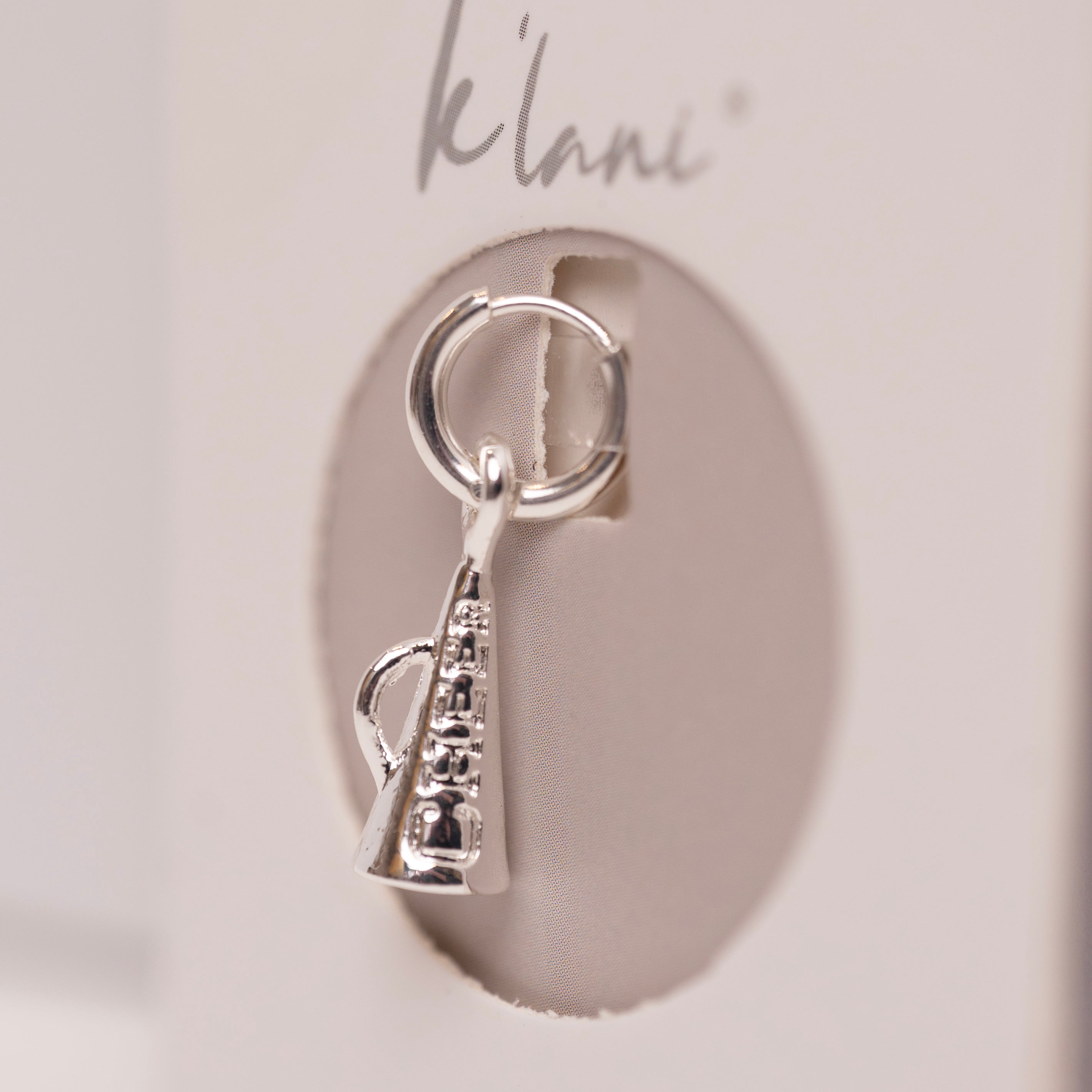 Cheer Silver Charm