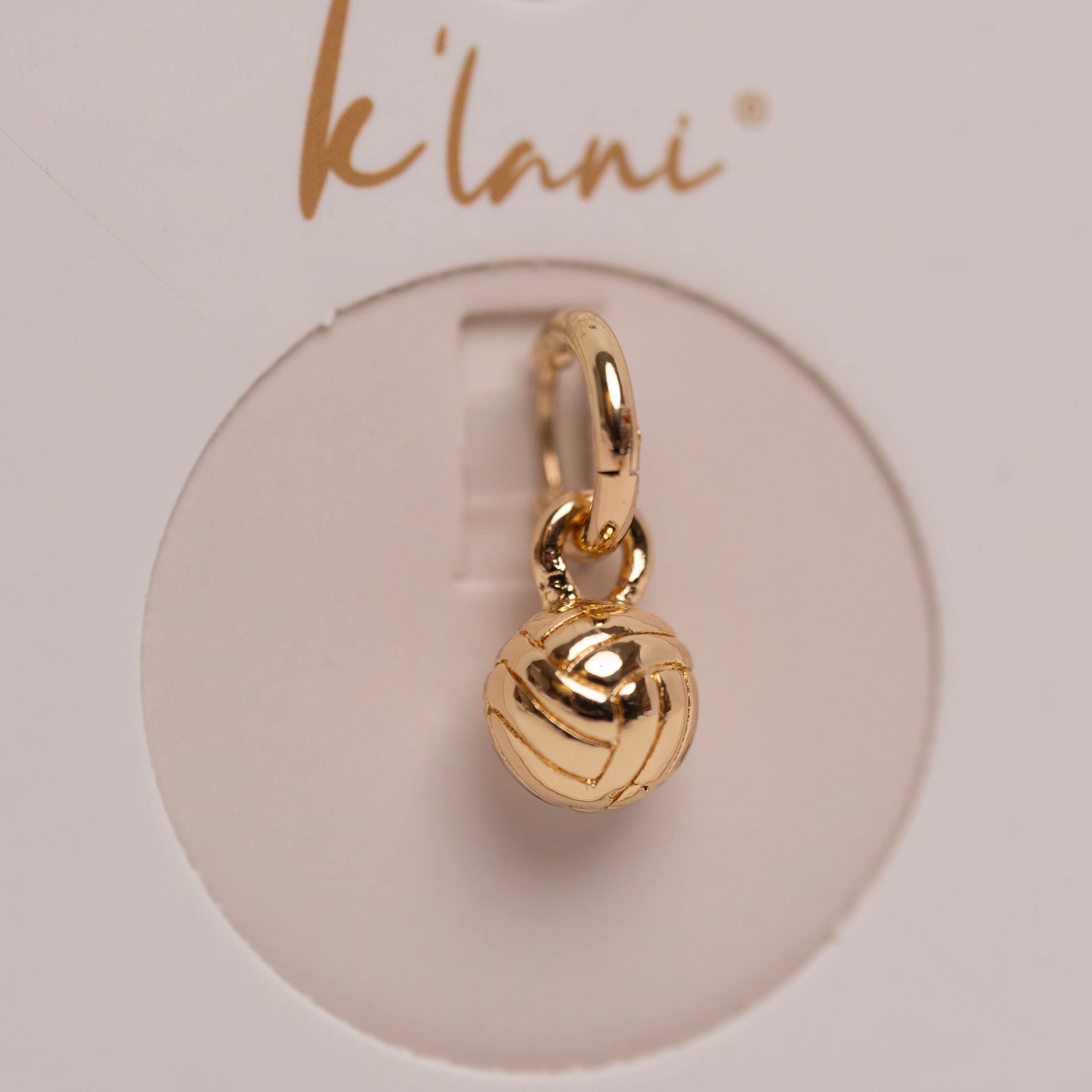 Volleyball Gold Charm