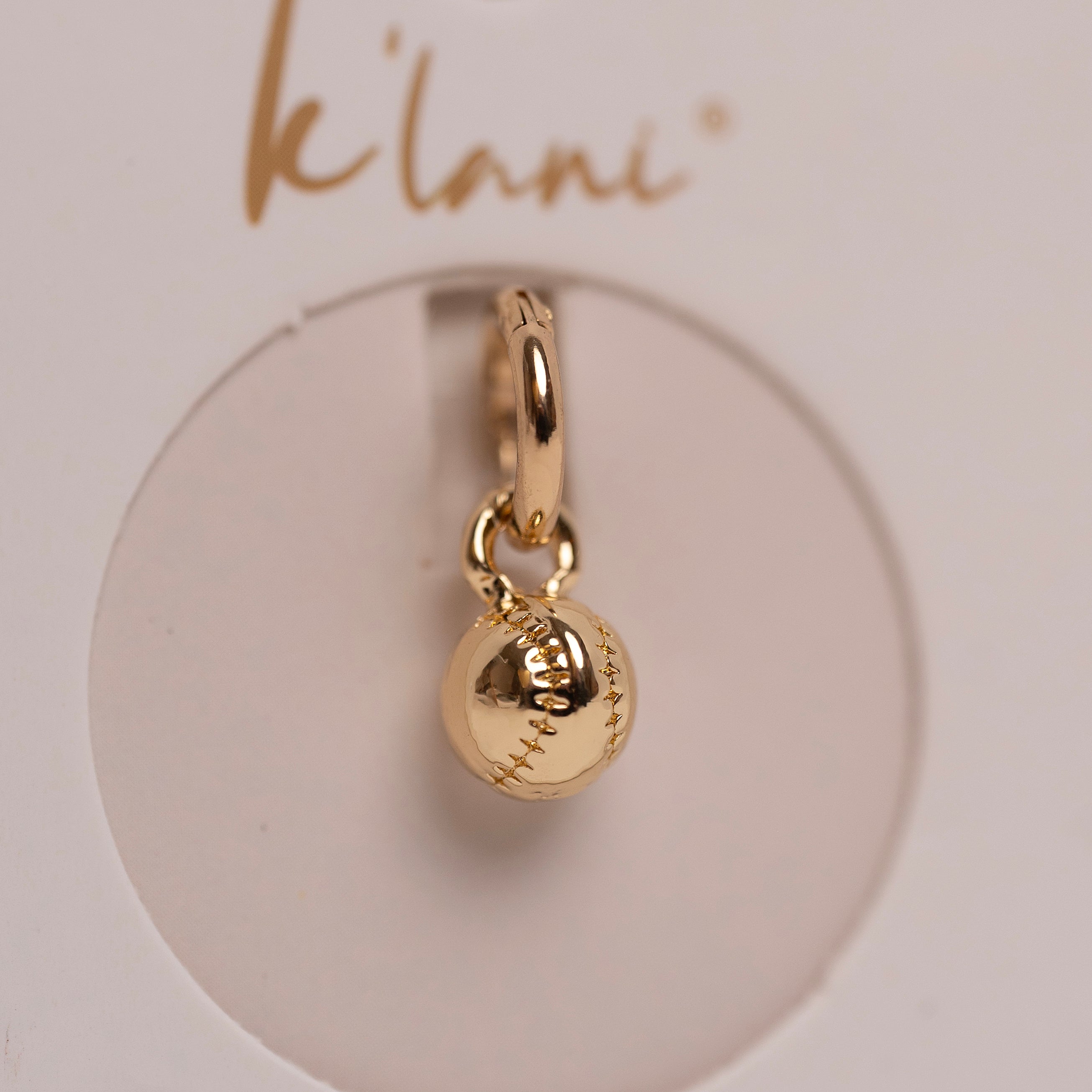 Baseball/ Softball Gold Charm