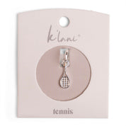 Tennis Silver Charm