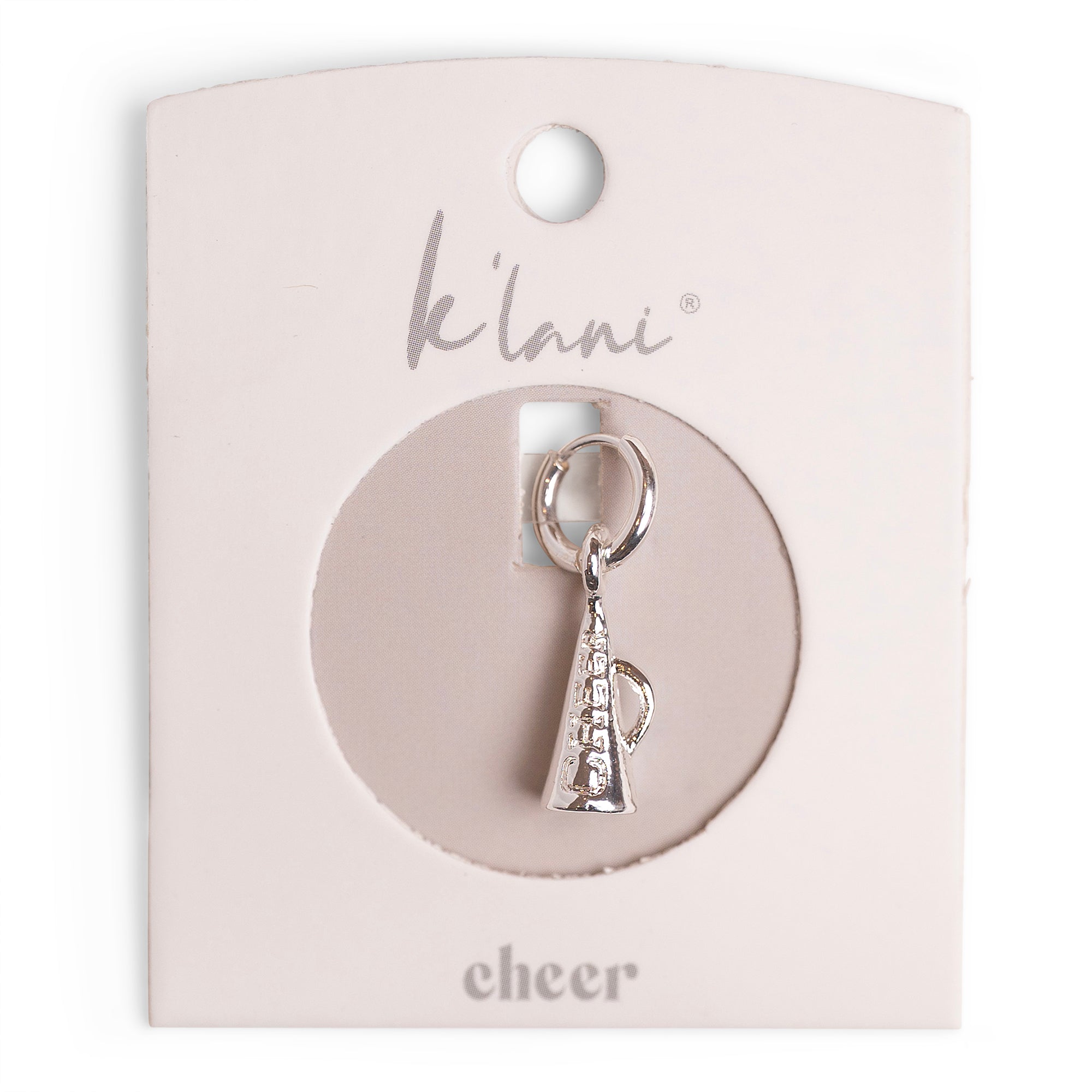 Cheer Silver Charm