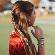 "Indiana University" Game Day Hair Tie Bracelets