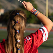 "University of Kansas" Game Day Hair Tie Bracelets