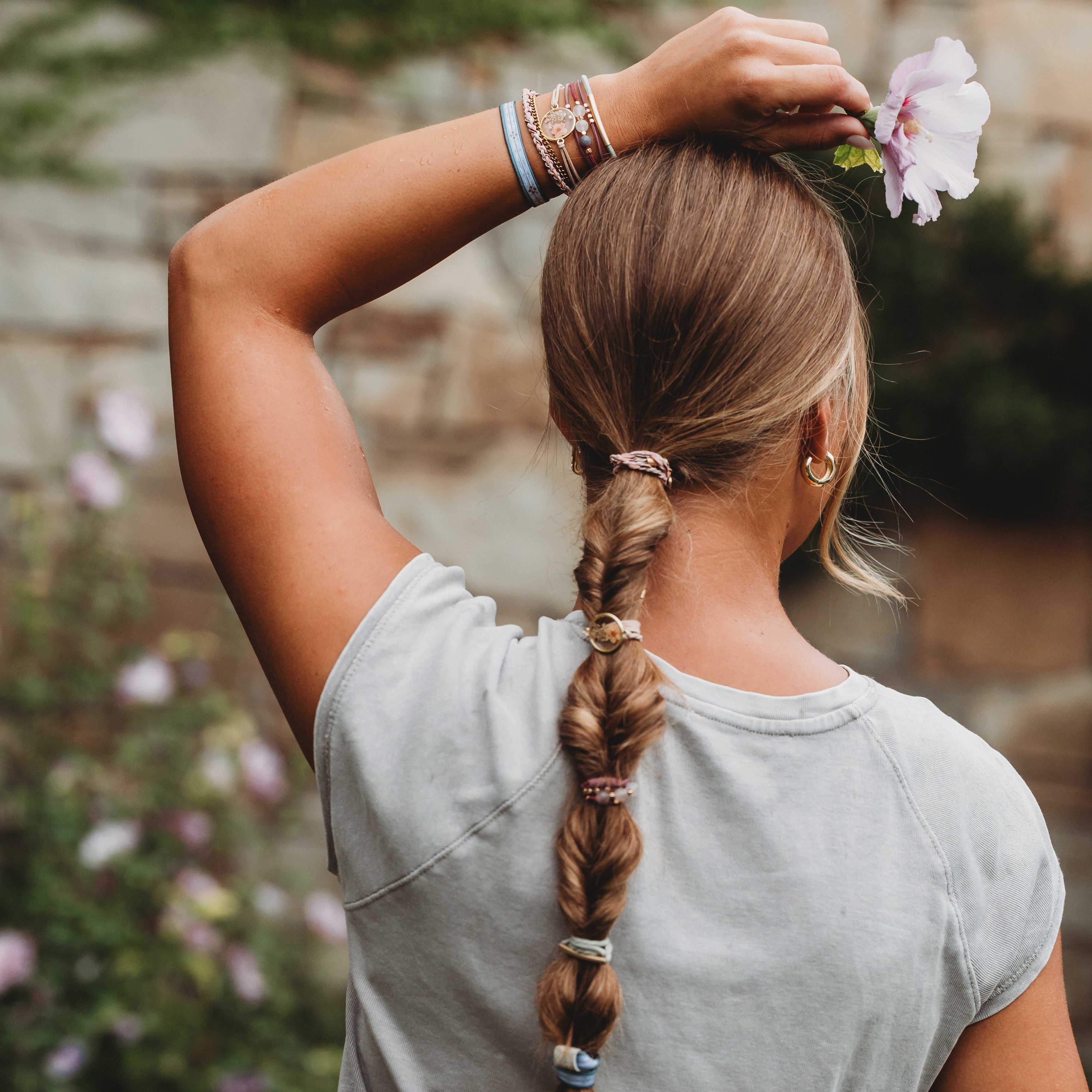 Bloom Hair Tie Bracelets