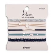 K’lani hair tie bracelet – stylish and functional accessory worn on wrist or in hair. Best hair tie bracelet by K’lani – perfect for workouts, everyday wear, and going out. Fashionable K’lani hair tie – stretchy bracelet that doubles as a hair band. K’lani bracelet hair tie – cute, practical, and made to wear all day. Stackable K’lani hair tie bracelets – comfortable and versatile wrist accessory. K’lani hair tie set – trendy and durable bands designed to be worn as bracelets. Elastic K’lani bracelet – perf