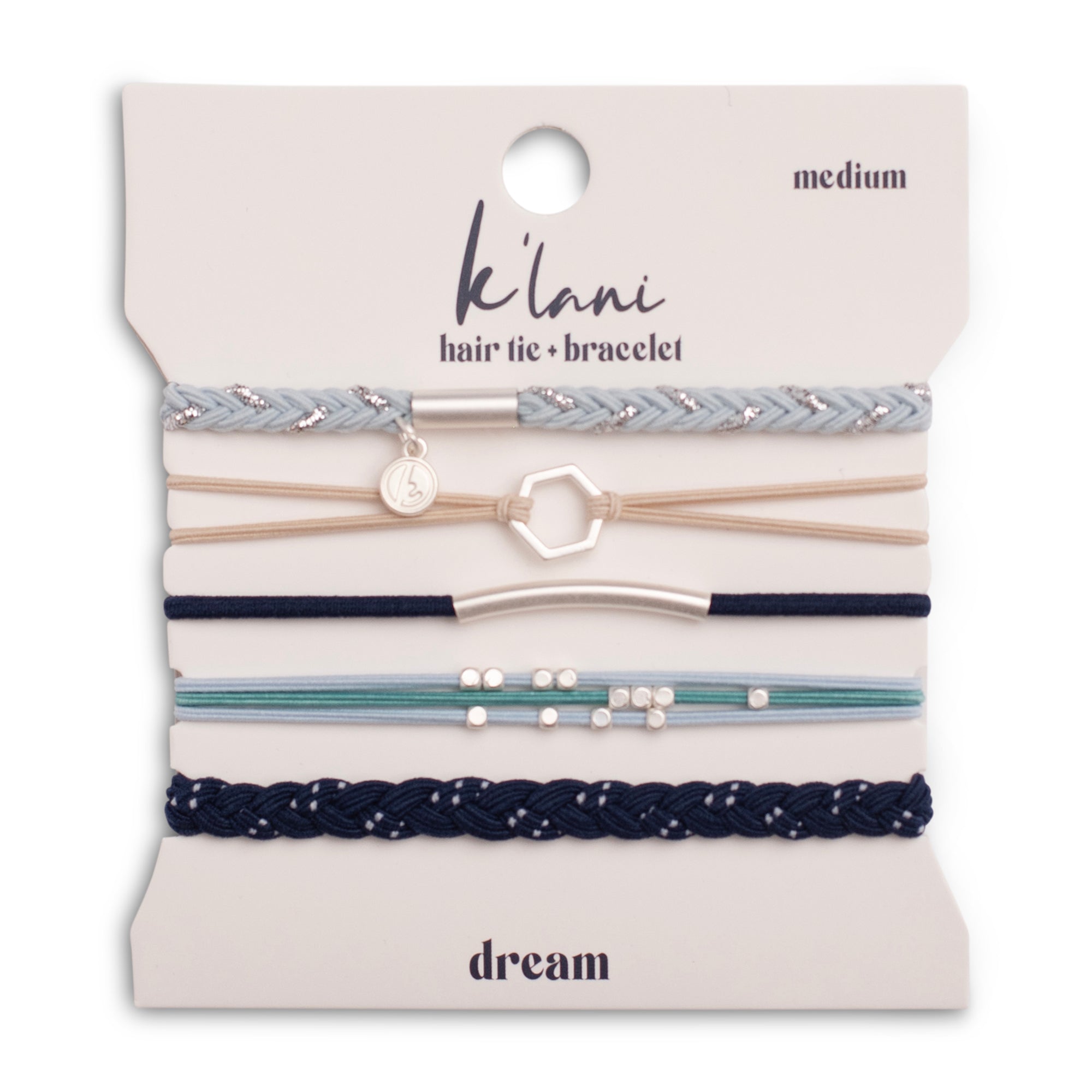 K’lani hair tie bracelet – stylish and functional accessory worn on wrist or in hair. Best hair tie bracelet by K’lani – perfect for workouts, everyday wear, and going out. Fashionable K’lani hair tie – stretchy bracelet that doubles as a hair band. K’lani bracelet hair tie – cute, practical, and made to wear all day. Stackable K’lani hair tie bracelets – comfortable and versatile wrist accessory. K’lani hair tie set – trendy and durable bands designed to be worn as bracelets. Elastic K’lani bracelet – perf