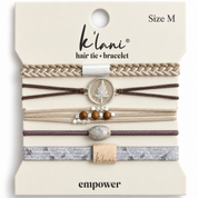 "Empower" Camo, Pine Tree & Earthy Tones Hair Tie Bracelets