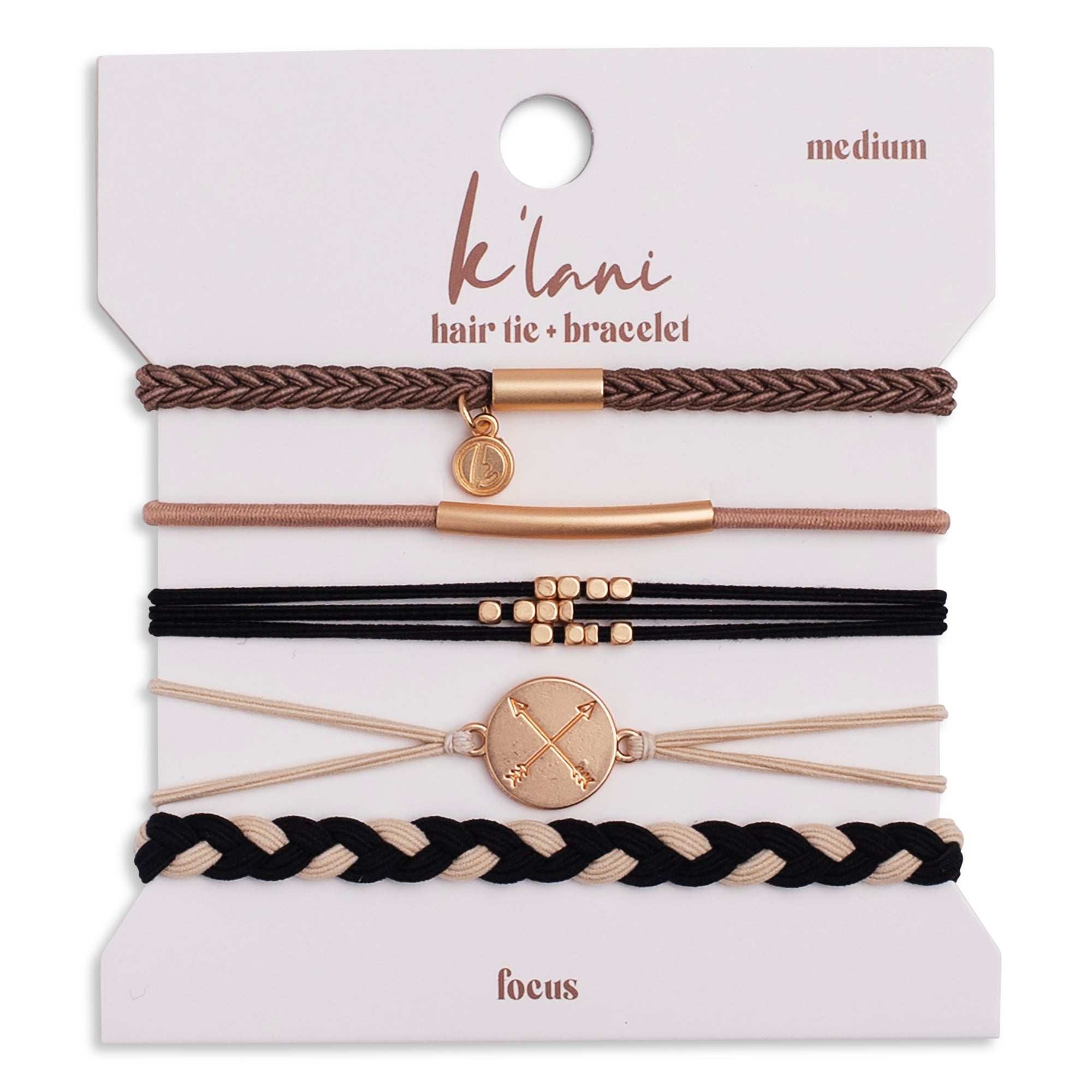 By Lilla Disc Elastic Hair Ties and Bracelets | Set of Two Hair Tie- Bracelets | Hair Accessories for Women | No Crease Hair Ties & Women's  Bracelets | Gold (Rose/Starfish) : Amazon.in: Jewellery