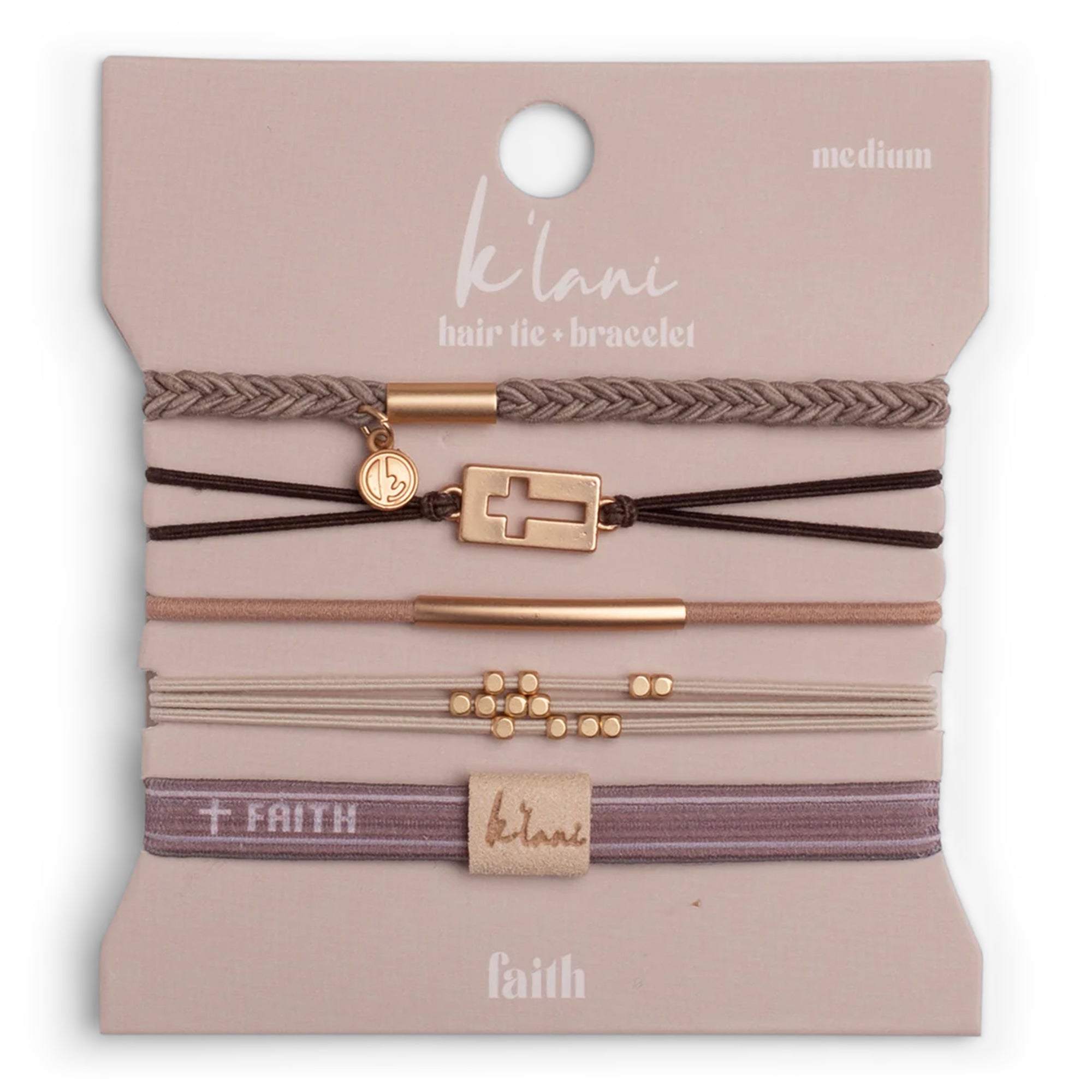 Faith Hair Tie Bracelet – Wear Your Belief