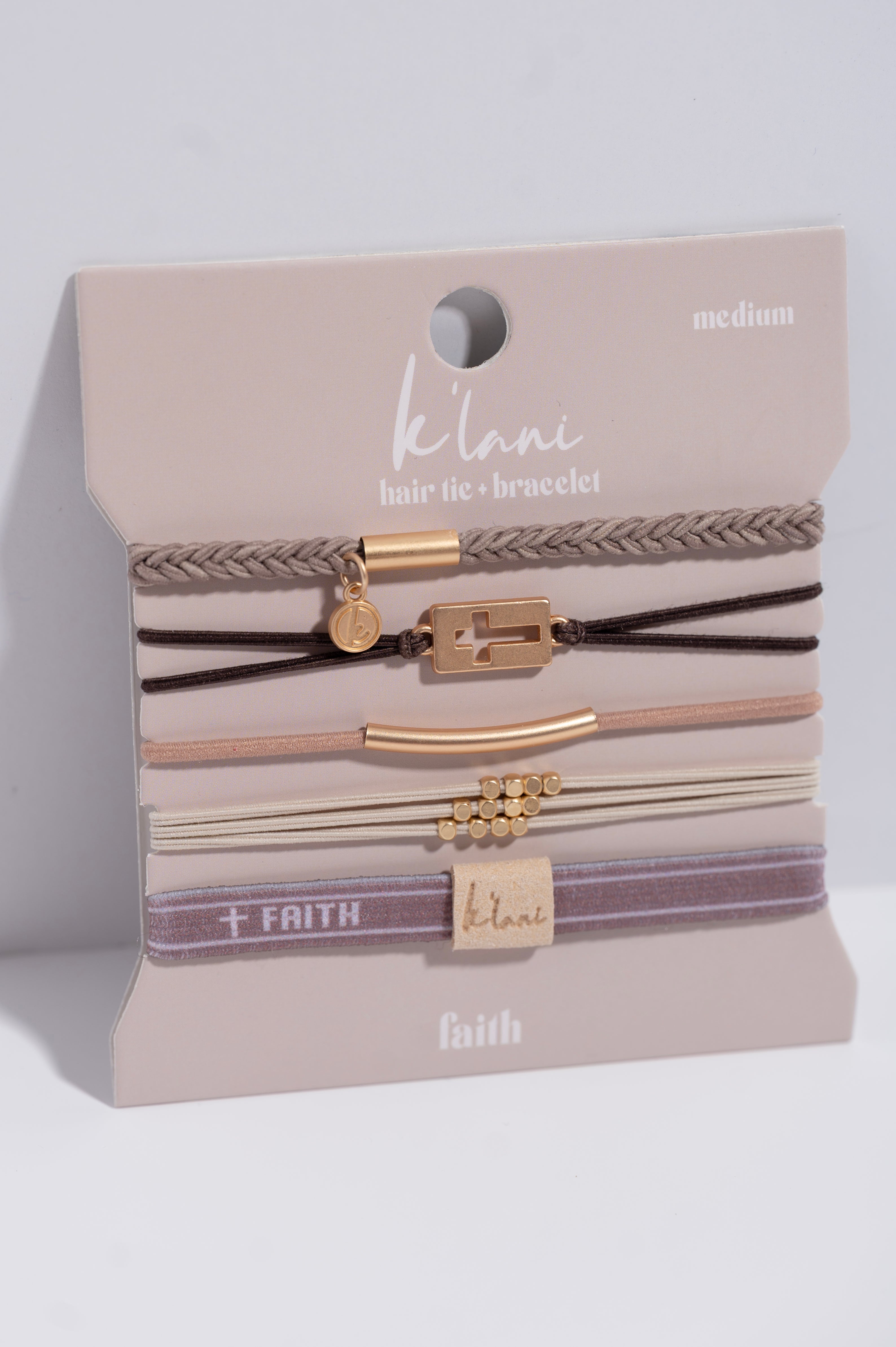Faith - Hair Tie Bracelet