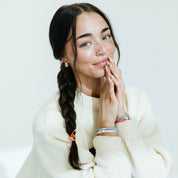 K'lani x Roxy Pink Tropics - Hair Tie Bracelet