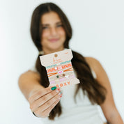 K'lani x Roxy Pink Tropics - Hair Tie Bracelet