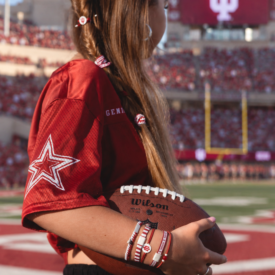 "Indiana University" Game Day Hair Tie Bracelets