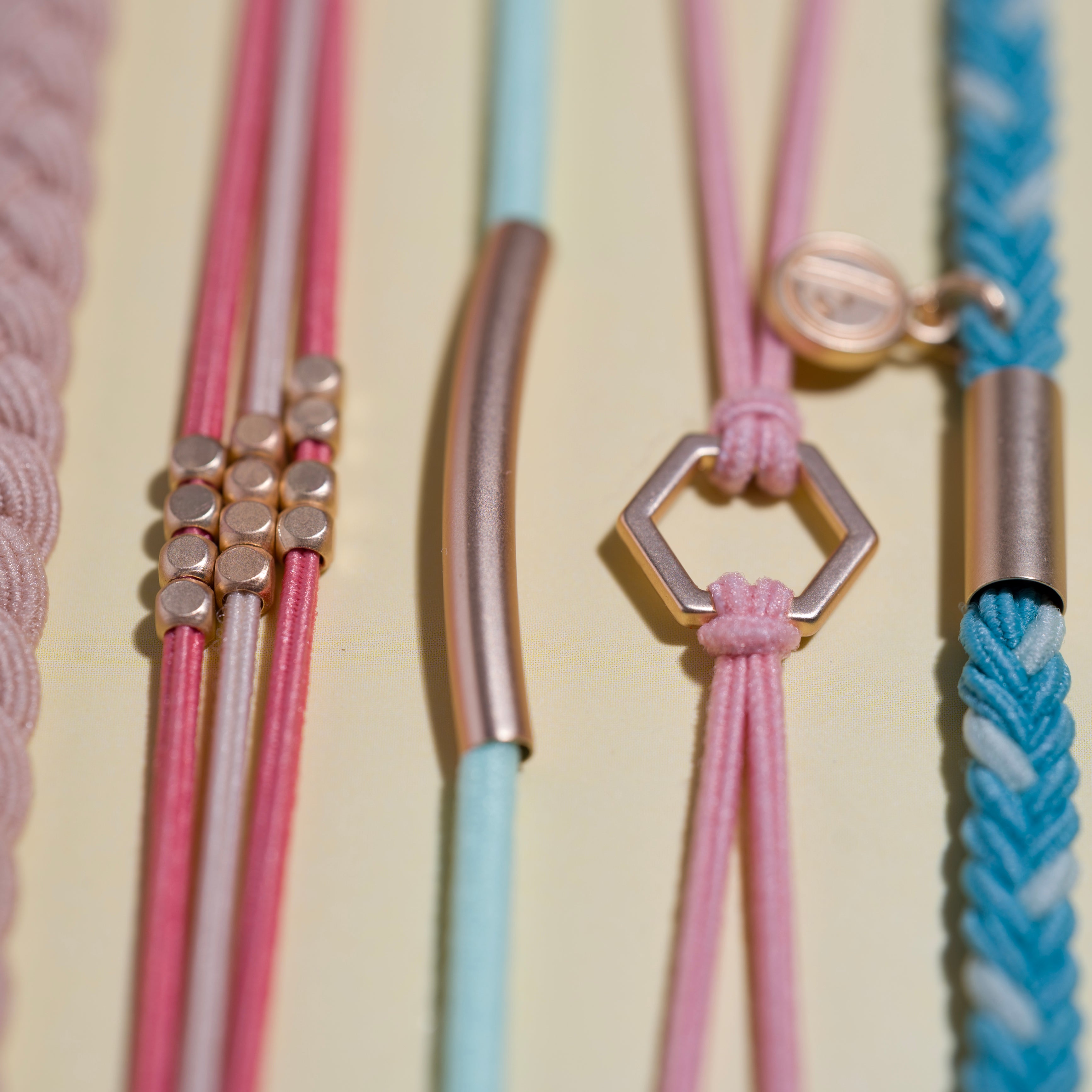Live Bracelet – Vibrant Hair Tie Set – K'lani