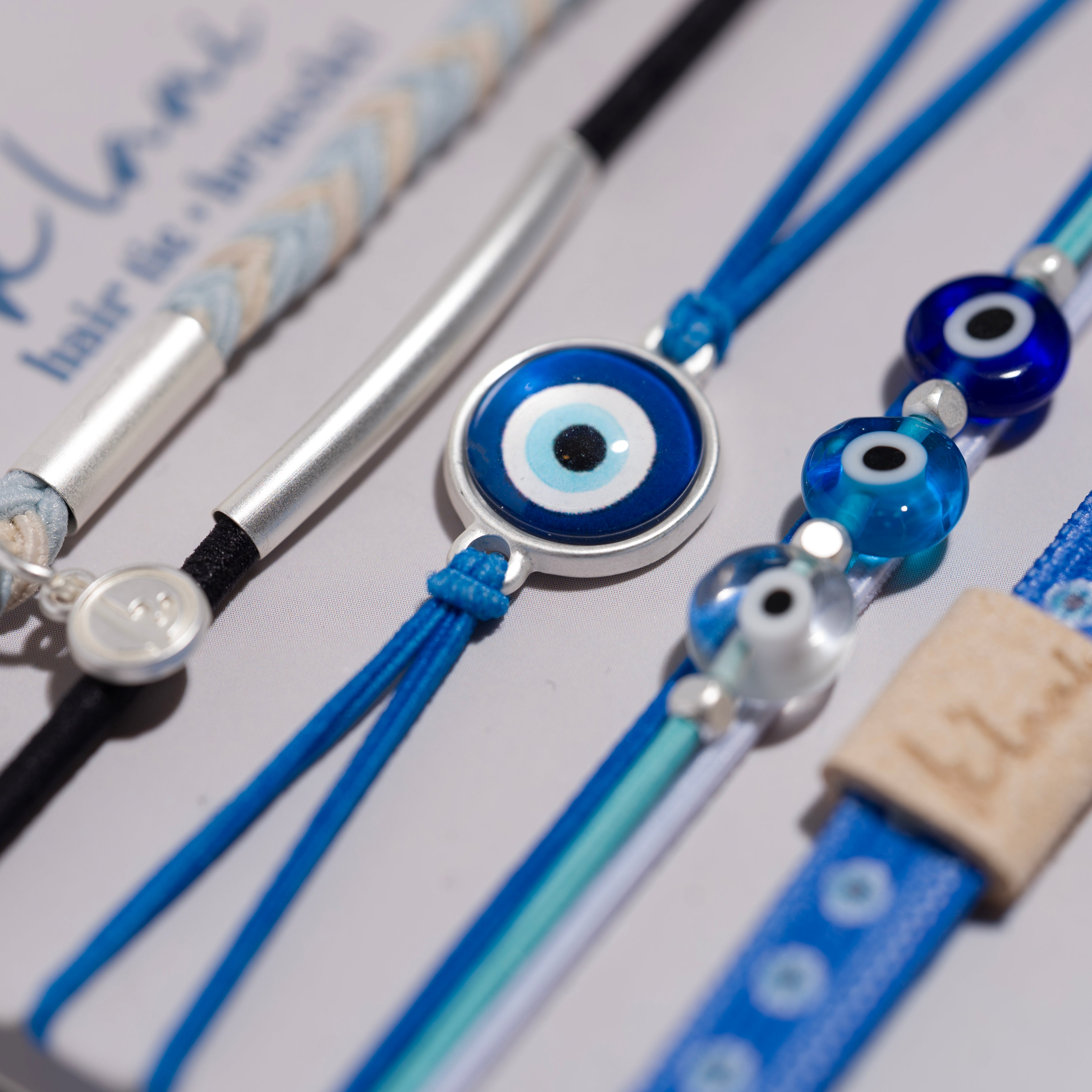 Resist Hair Tie Bracelet | Evil Eye Charm – Wear K'lani