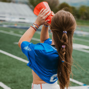 Game Day Red Blue White - Hair Tie Bracelet