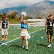 Game Day Red Blue White - Hair Tie Bracelet
