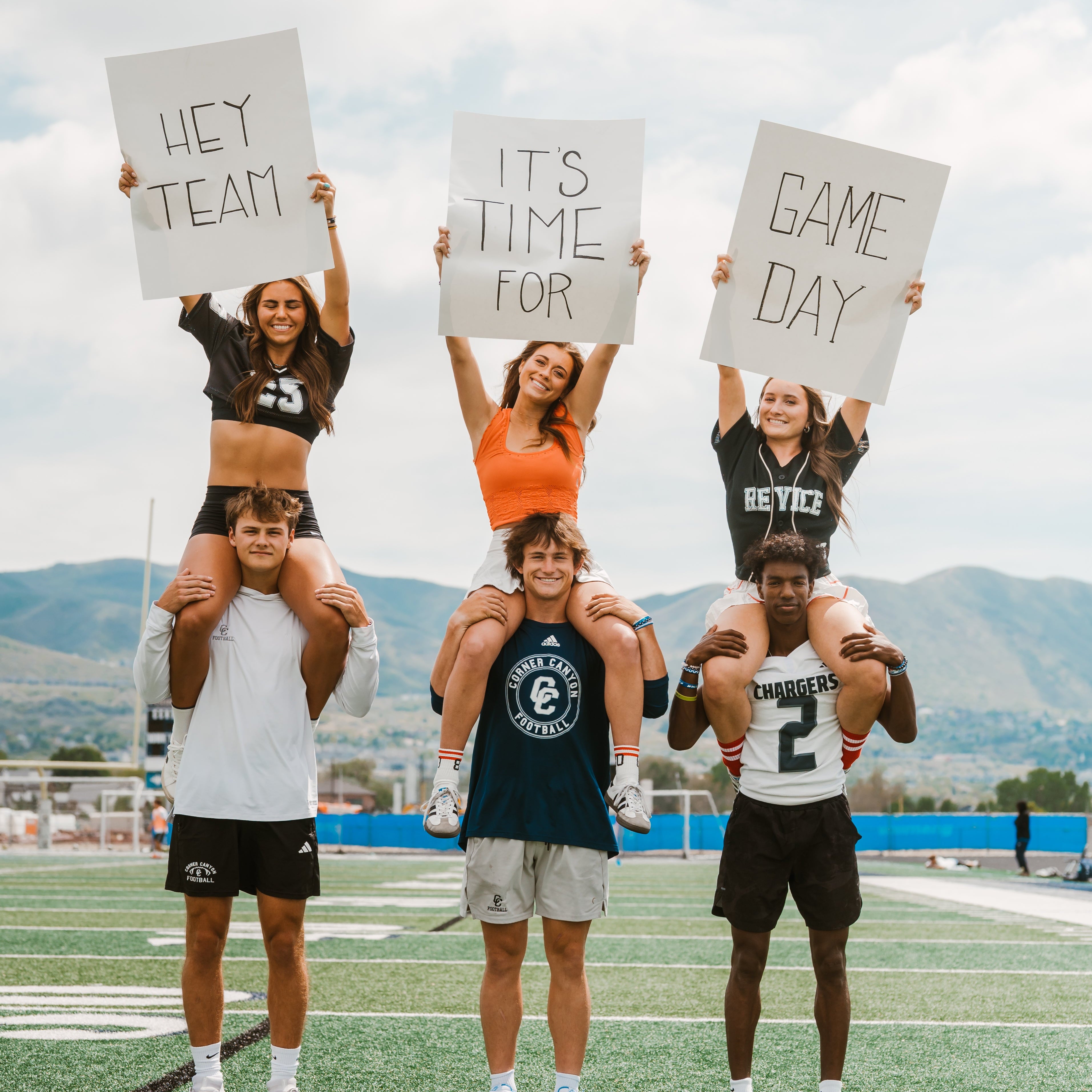 Game Day Navy Gray - Hair Tie Bracelet
