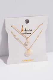 Shimmer Necklace Set - New