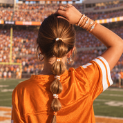 "University of Tennessee" Game Day Hair Tie Bracelets