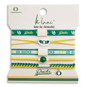 "University of Oregon" Game Day Hair Tie Bracelets