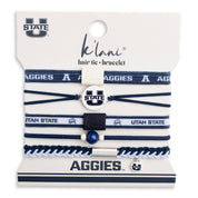 "Utah State University" Game Day Hair Tie Bracelets